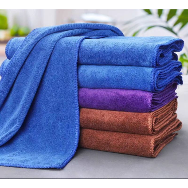 ผ้าไมโครไฟเบอร์แท้ ขนาด40×40cm.ผืนใหญ่ ( หนา300กรัม )ผ้าเช็ดทำความสะอาด ผ้าเช็ดรถ ราคา ถูกที่สุด ดีลบีเคเค แกลเลอรีภาพที่ 3