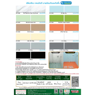 ฮีโร่ สีทากระเบื้อง เซรามิก 2IN1 สูตรน้ำ สำหรับพื้นและผนัง ขนาด 0.85 ลิตร HERO Ceramic Paint 2IN1
