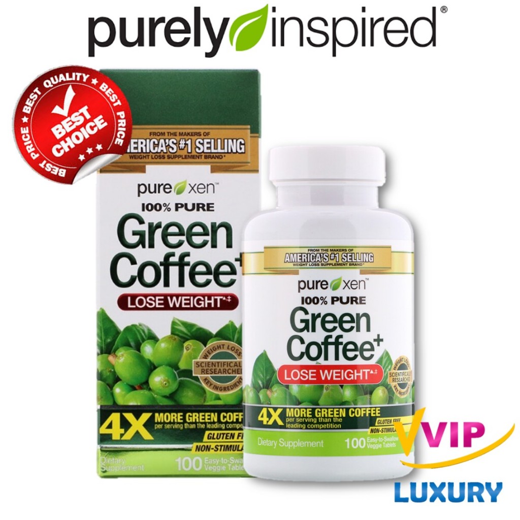 Purely inspired PURE Green Coffee/100 tablets exp04/01/25