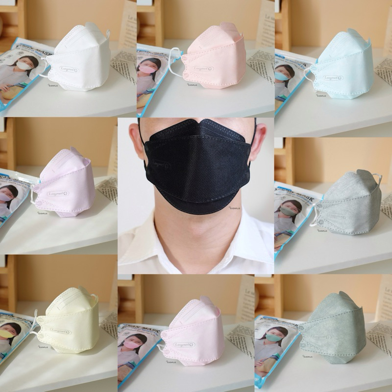ส่งไว✅ใหม่10สี✨ Klean Mask แมสเว้าจมูก แมสกันฝุ่น PM2.5 หน้ากากอนามัย ทางการแพทย์ LONGMED Medical Use 3D แมสเกาหลี v fit
