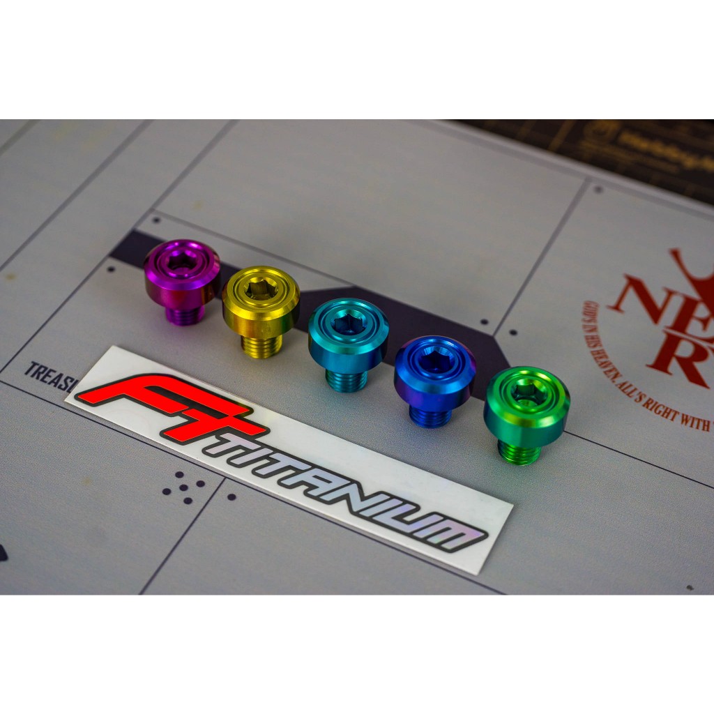 น็อตอุดกระจก Forza, X Max Gr5 M10 งานกลึงมือ 💯% 1ชุดมี2ตัว