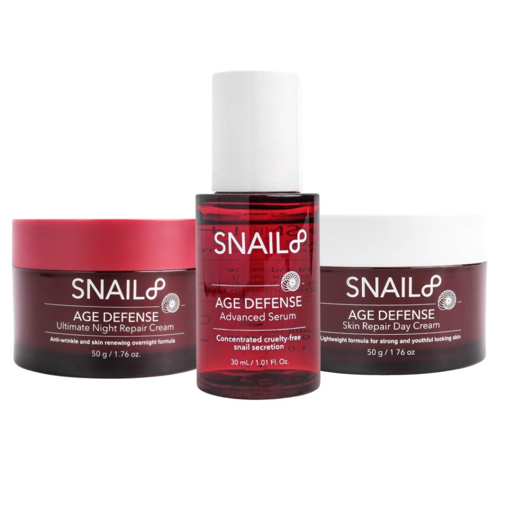 [SNAIL8 TRIO SET] SNAIL8 Age Defense Advanced Serum/Day Cream และ Night cream