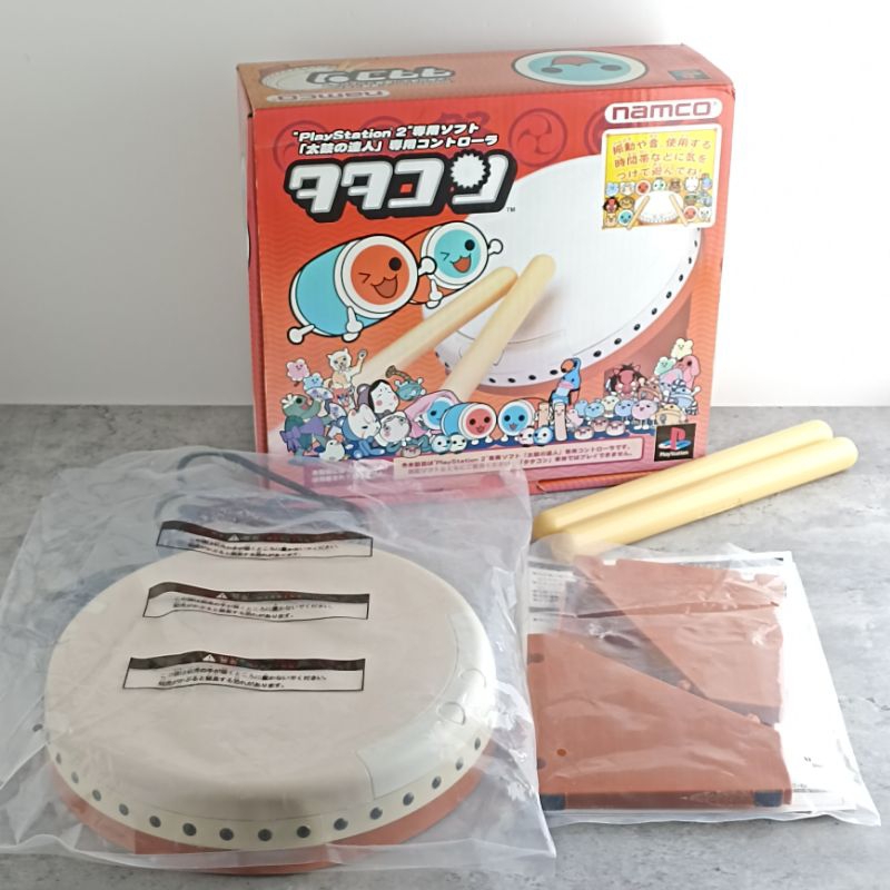 NAMCO >> Taiko Drum สำหรับ PlayStation เฉพาะชุดกลอง !!ไม่มีแผ่นเกม มือสองญี่ปุ่นสภาพสวย