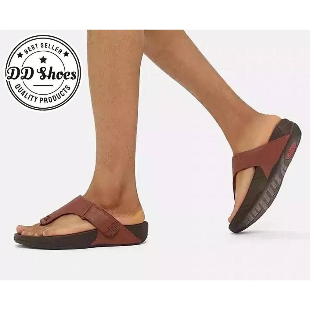 FitFlop ผู้ชาย สายหนังPU มี8สี รองเท้าแตะเพื่อสุขภาพเท้า สินค้านำเข้า รับรองพื้นนิ่ม ใส่สบาย ใส่สวย พร้มส่งในไทย