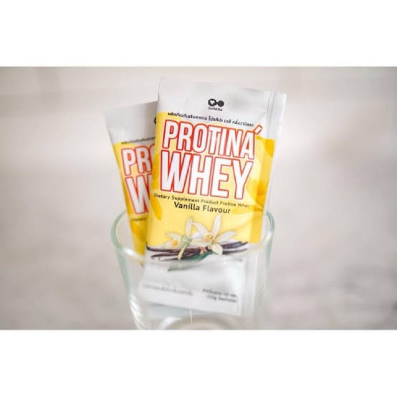 Protina Whey Vanilla Flavour เวย์กลิ่นวนิลา (10ซอง)