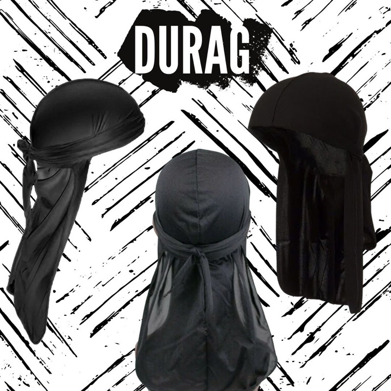 ผ้าโพกหัว ดูแร็ก ชาวแก๊งค์ สายฝอ ช/ญ Durag hiphop gangster unisex turban, headwrap. (พร้อมส่งจากไทย)