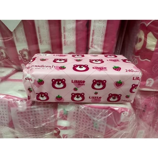 มาไหม่Little กระดาษทิชชห่อใหญ่ หนา 3 ชั้น (1 ห่อมี 240 แผ่น)A1