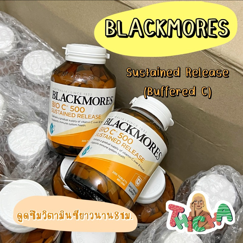 ใช้โค้ดลดวิดีโอ/ไลฟ์✅Blackmores Bio c 500 Sustained Release 200