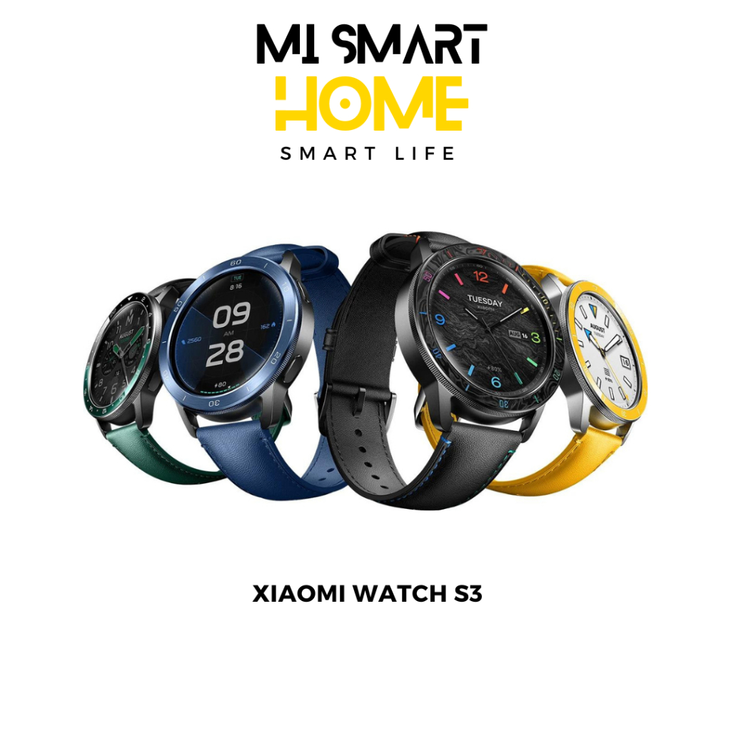รุ่นใหม่ล่าสุด Xiaomi Watch S3 สมาร์ทวอทช์ S3 รับสายพูดคุยได้ การใช้งานปกติ 14วัน  GPSในตัว โหมดกีฬา150+ ประกันศูนย์ 1ปี