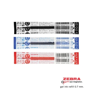 Zebra refill ไส้ปากกา sarasa ขนาด 0.5/0.7/1.0 มม. น้ำเงิน ดำ แดง