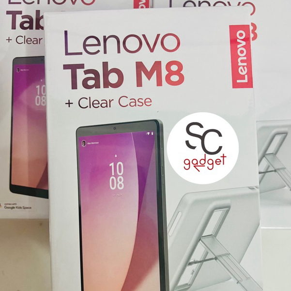 แท็บเล็ต Lenovo M8 (4th Gen) ZABV0007TH + Clear Case Tab สี GREY