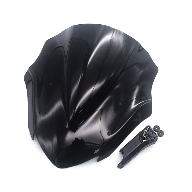 ชิวหน้าZ650/Z900 ปี2020-2021 ชิวแต่ง KAWASAKI ทรงSports วัสดุโพลีคาร์บอเนต แข็งแรงทนต่อการใช้งาน