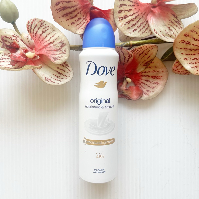 135 ml. ผลิต 01/25 Dove โดฟ สเปรย์ระงับกลิ่นกาย Original Nourished & Smooth Moisturising Cream