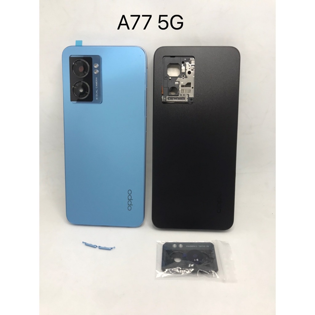 บอดี้ A77 5G อะไหล่บอดี้ ชุดบอดี้ แกนกลางและฝาหลัง