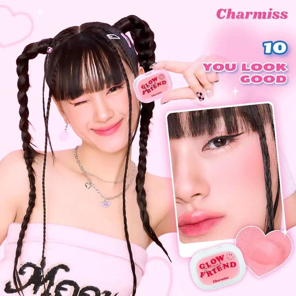 Charmiss Glowfriend Natural Blush On บลัชออนเนื้อกึ่งโมจิ thumbnail 5