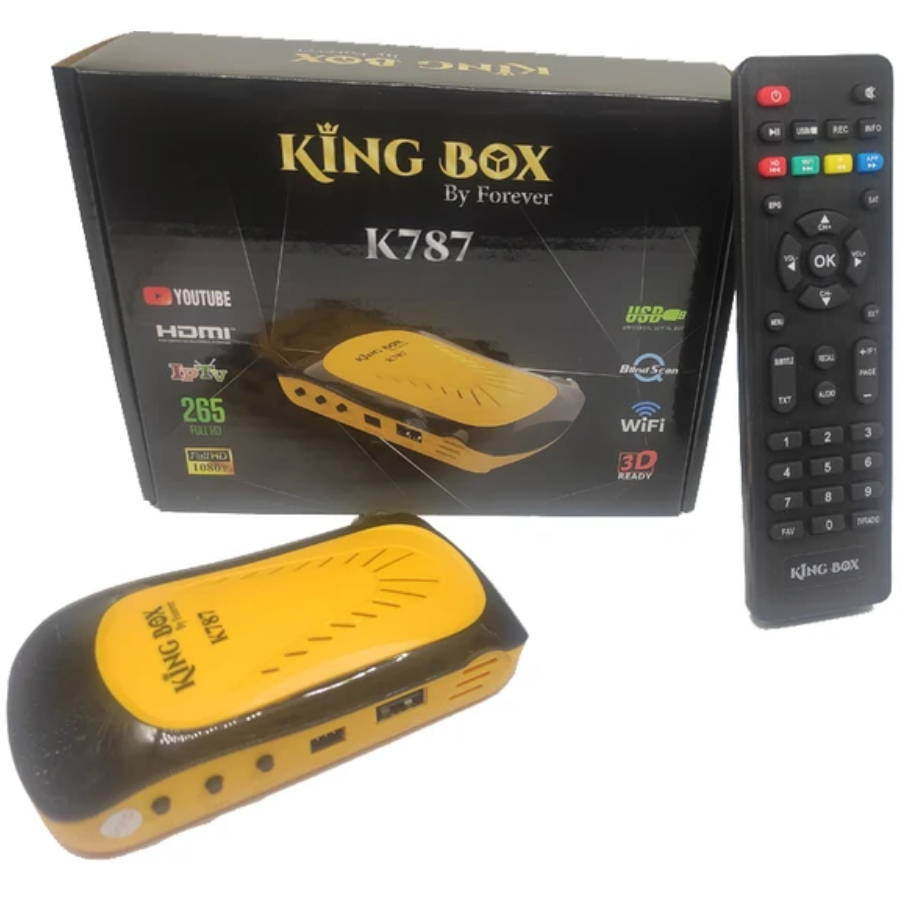 กล่องรับสัญญาณดาวเทียม Kingbox K787 (ฟังค์ชันเหมือนกับ Royal 9000)