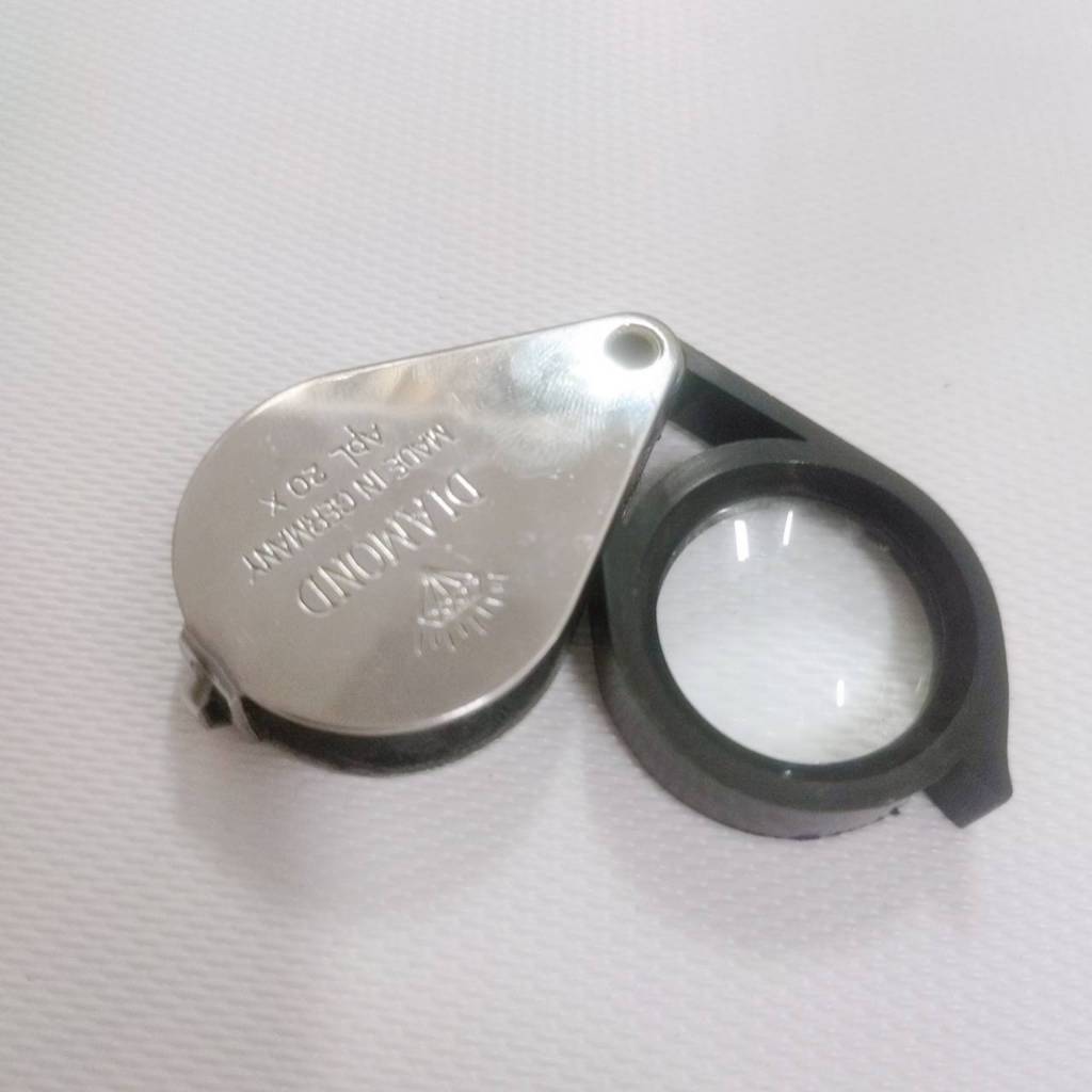 กล้องส่องพระ สแตนเลส DIAMOND MADE IN GERMANY APL 20X แว่นส่องพระ แว่นส่องขยาย กล้องส่องพระ ส่องจิวเว