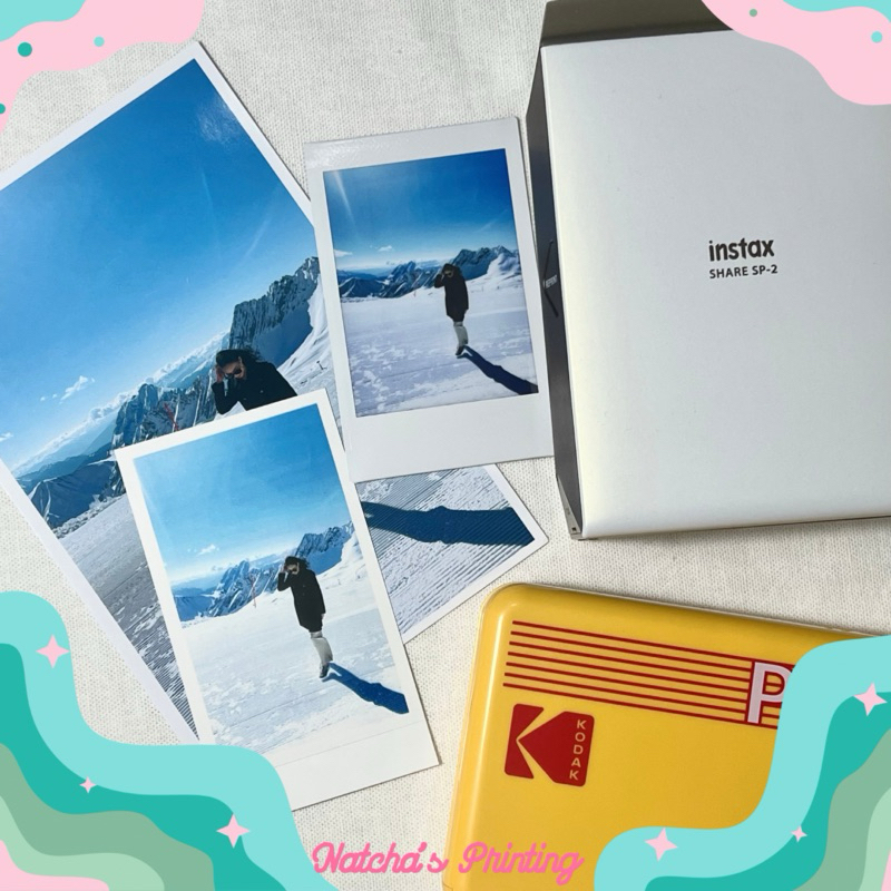 รับปริ้น รูป เลือกชนิดฟิล์มได้ *  fuji film แท้  | Kodak mini แท้ เก็บได้100ปี | glossy photo ไม่มีขั้นต่ำ