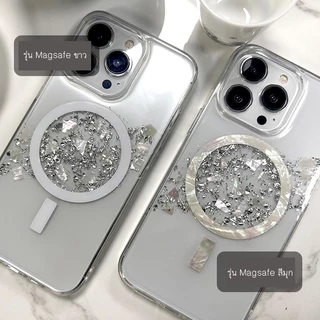 เคสสายมู iPhone เคสนำโชคเรียกทรัพย์ ฝังฟอยล์เงิน ฟอยล์ทอง งานพรีเมียมสวยมาก