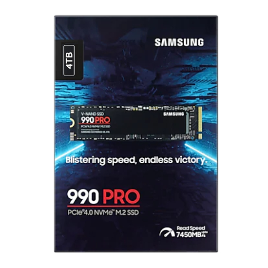 Samsung 4TB 990 PRO M.2 NVMe SSD