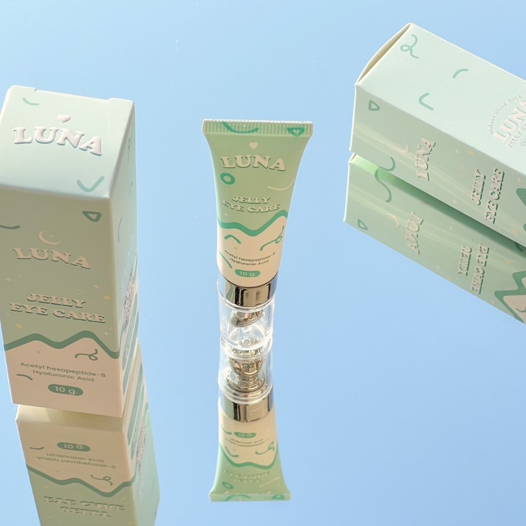 ข้อเสนอพิเศษในเวลาจำกัด LUNA Jelly Eye Care 10g ครีมทาใต้ตาลูน่า/เซรั่มขนตาลินดี้ มีหัวนวดเก็บความเย็น ลดขอบตาดำ