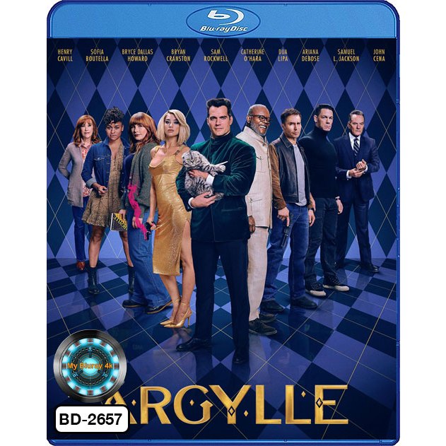 Bluray เสียงไทยมาสเตอร์ หนังใหม่ หนังบลูเรย์ Argylle อาร์ไกล์ ยอดสายลับ