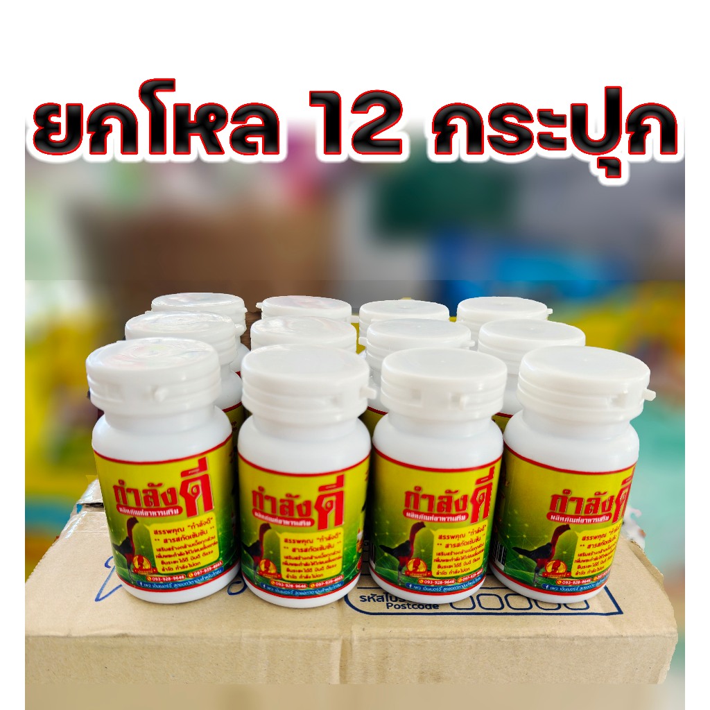 (ยกโหล 12 กระปุก) กำลังดี ของแท้ 100%