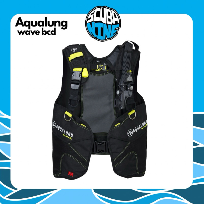 Aqualung wave เสื้อ bcd แบบ jacket ชุดดำน้ำ