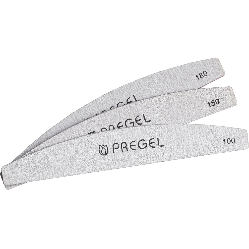 PREGEL FILE HALF MOON DOUBLE SIDED ,ตะไบเล็บ,PREGEL THAILAND