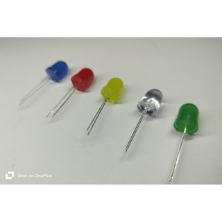 หลอดไฟ LED 10mm LED Diode Light (1ชิ้น)