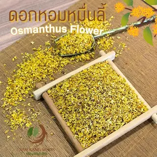 ดอกหอมหมื่นลี้ 25 50 100 กรัม กลิ่นหอมมากสีเหลืองทองสวย Gui Hua Osmanthus Flower Tea ชาดอกหอมหมื่นลี้ ชาดอกไม้ 桂花茶