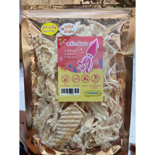 [ซื้อ5แถม1] "หมึกหิมะ" หมึกย่างสูตรคลีน (พร้อมทาน) ปลอดสารฟอร์มาลีน ไม่ใส่ผงชูรส ไร้น้ำมัน Kanomdeedee (ขนมดีดี)