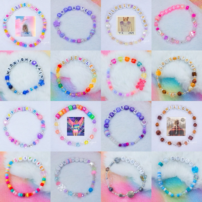 กำไลลูกปัด กำไล kandi friendship bracelet กำไลมิตรภาพ (สั่งทำตามขนาดได้)