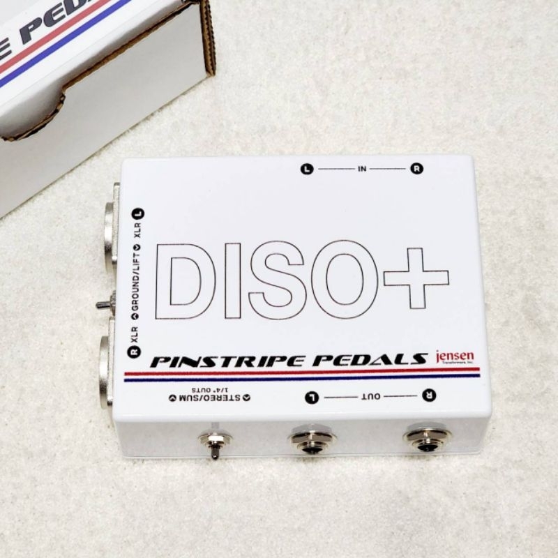 Pinstripe Pedal | DISO+  Dual Line (STEREO) Isolator Direct Box DI และกันไฟย้อน