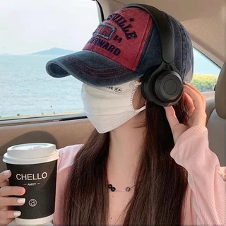 HAT07 หมวกแก๊ปเบสบอล ปักตัวหนังสือ เย็บป้ายNYA วินเทจ หมวกแต่งสีทูโทน พร้อมส่งในไทย