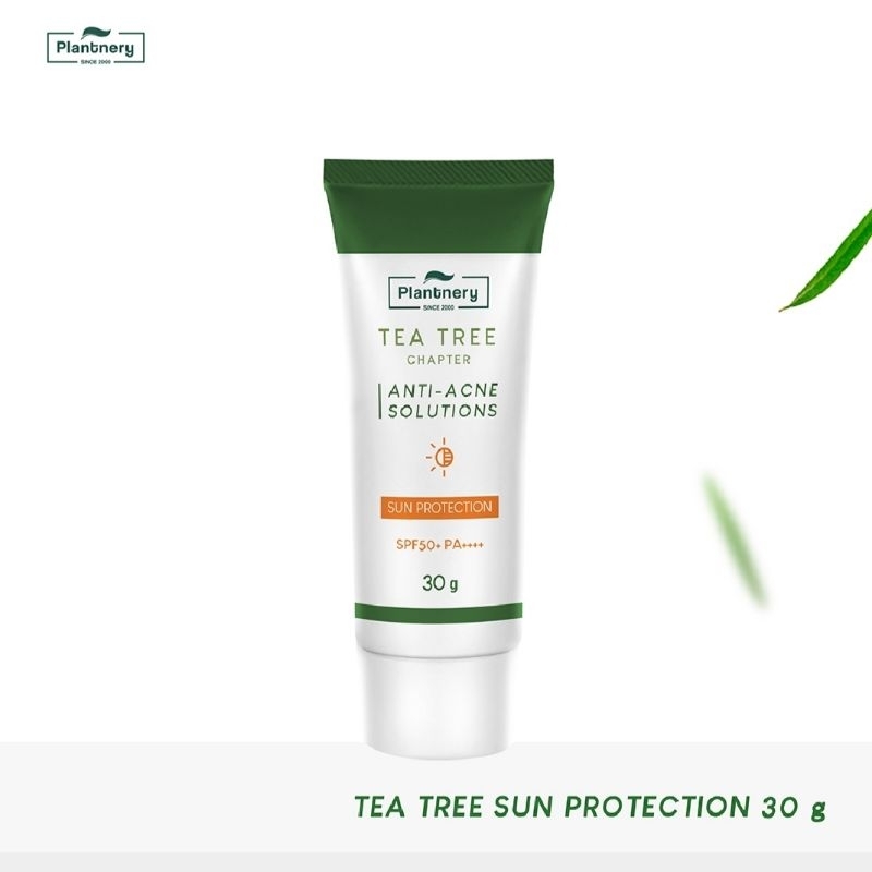 🌞 พร้อมส่ง​ (Exp 04/26) กันแดด สำหรับคนเป็วสิว​ Plantnery Tea Tree Sunscreen Acne Oil Control SPF 50