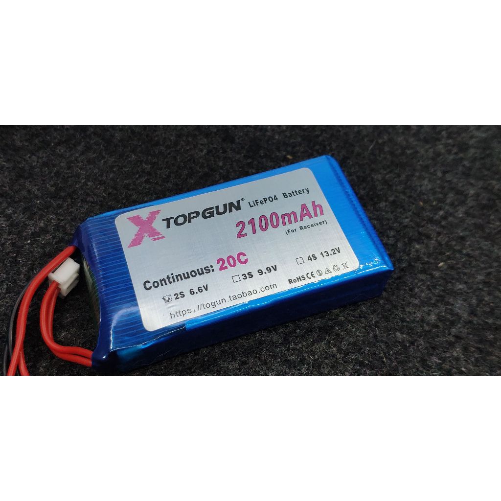 แบตรีโมทFutaba   6J 8J 10J 14SG 16SZ 18SZ / 3PV 4PV 4PX 7PX 4PL 4GRS RC4GS Rc6GS Life6.6V 2100mAh (ส