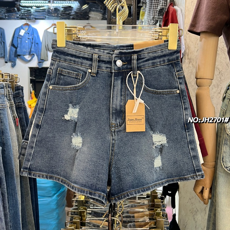 JH2701# กางเกงยีนส์ขาสั้น
