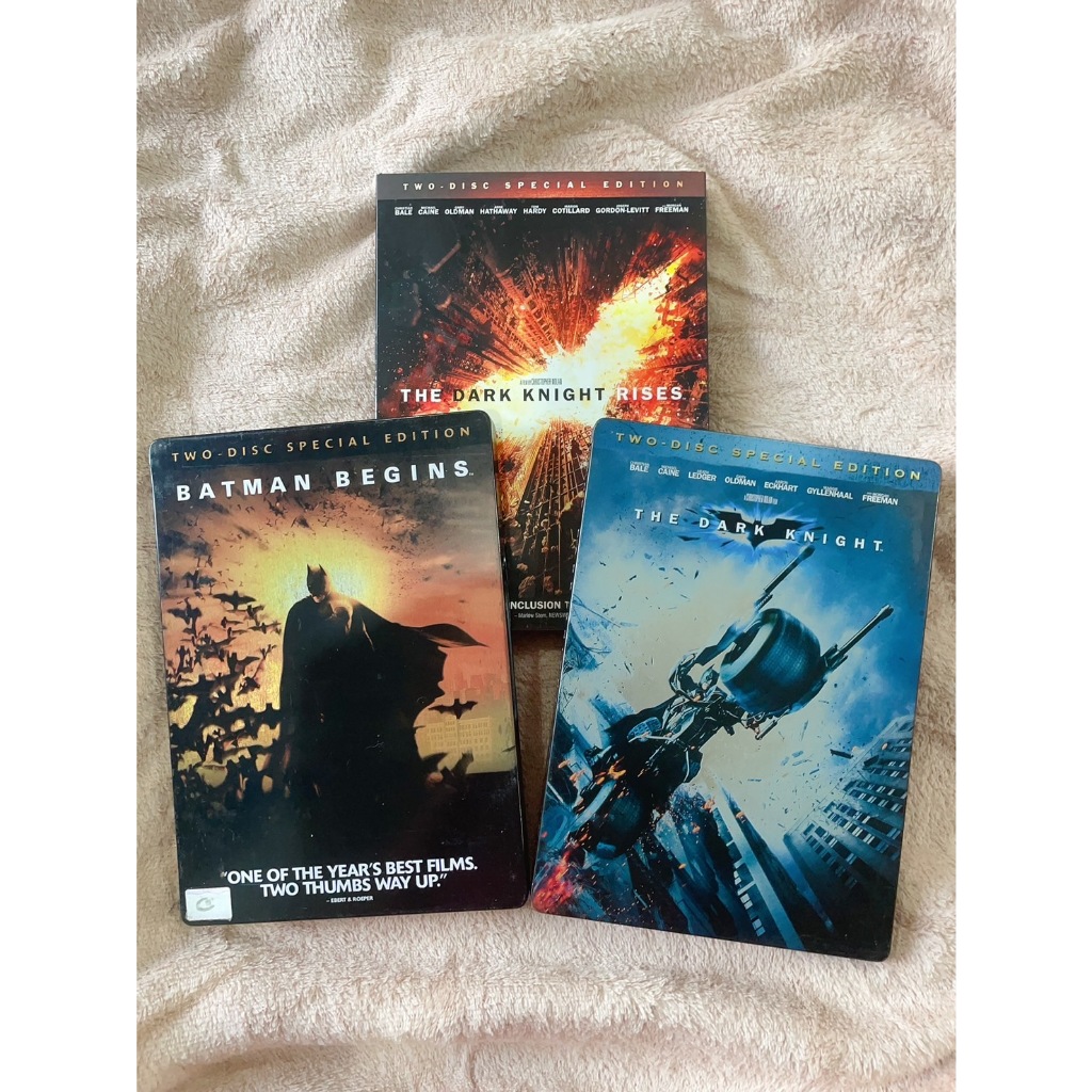 DVD Batman 2-DISC Special Edition แบบกล่องเหล็ก Limited Edition Set ชุด 3 ภาค Batman Begins / The Dark Knight / The Dark