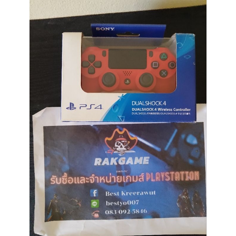 joy ps4 gen 2 แท้ ยังไม่ผ่านไฟ ปก.หมด