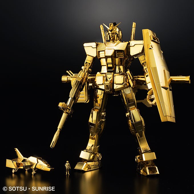 (พร้อมจัดส่ง) Mg 1/100 Gundam Base Limited Prize Rx-78-2 Ver.3.0 Gold Coating