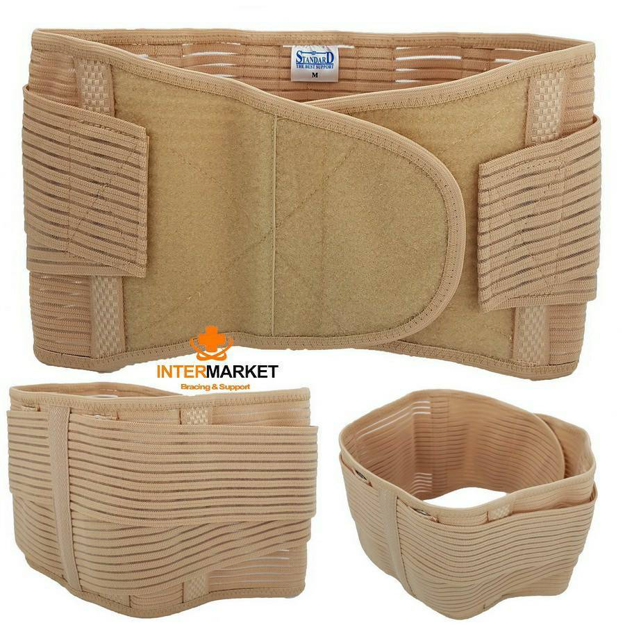 STANDARD Mini Back Support เข็มขัดพยุงหลัง พยุงเอว ใส่ยกของ รุ่น 207(สีเนื้อ) ส่งตรงจากโรงงานผู้ผลิต