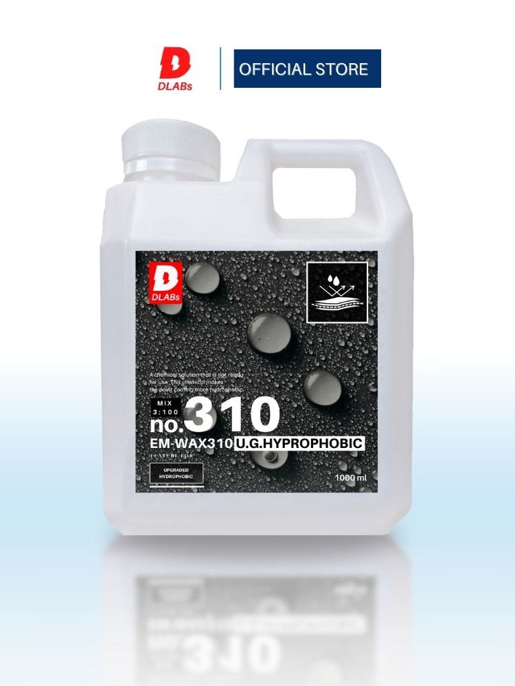 EM-WAX310 สารเคมีเพิ่มการไล่น้ำเคลือบสี ใช้ 3-10% [UPGRADE HYDROPHOBIC BY DLABs]