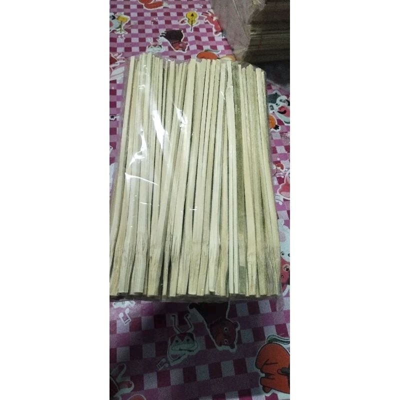 ไม้ปิ้งไก่,ไม้แจนลอน,จับหลักขนาด7-8-9-10นิ้วขัดเสี้ยนแล้ว100อันราคา39บาท
