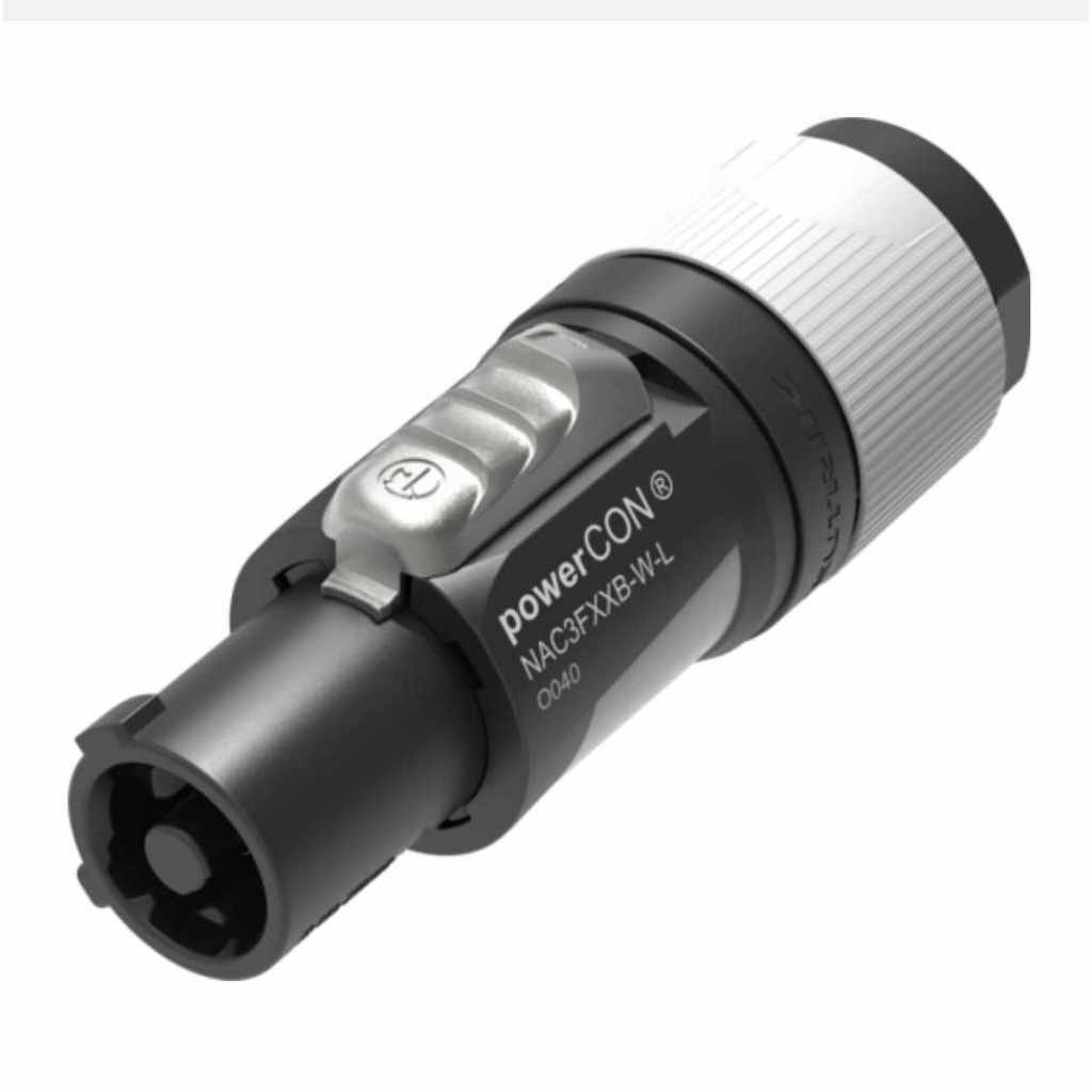 📌 หัวปลั๊กไฟ Neutrik NAC3FXXB-W-L (สีขาว) เกรดพรีเมียม ของแท้ 100%ต้องสหไทยเซลล์