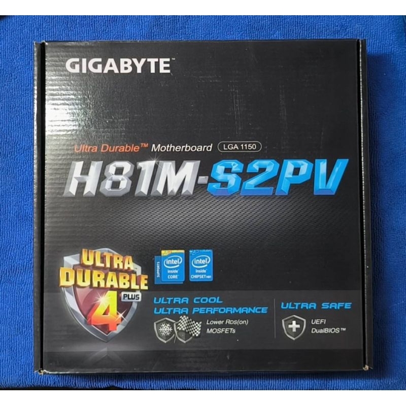 Gigabyte H81M-S2PV LGA 1150 มือสองสภาพดี ใช้งานได้ปกติ