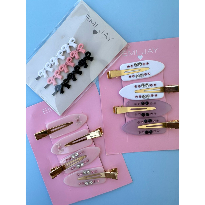 พร้อมส่ง  ♥️ส่งฟรีไม่ต้องใช้โค้ด♥️ EMI JAY POPSTAR CRÈME DE LA CRÈME กิ๊บหนีบผม กิ๊บติดผม ราคา ถูกที่สุด ดีลบีเคเค แกลเลอรีภาพที่ 2