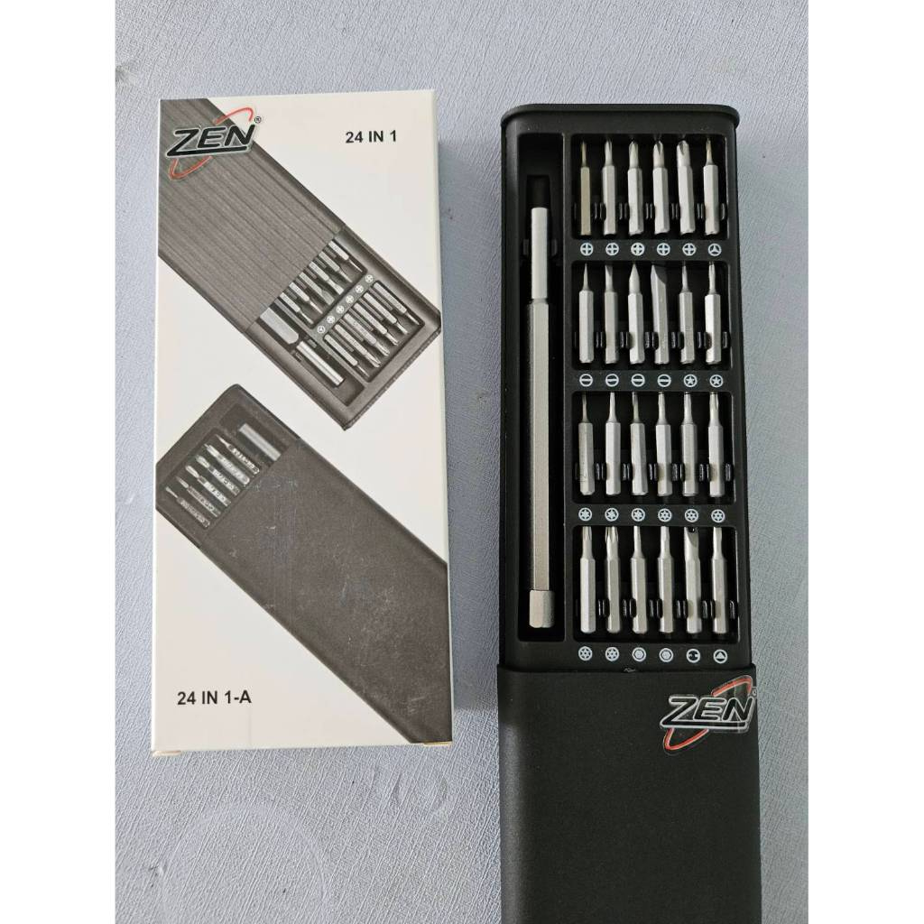 ZEN Precision Screwdriver Tools Set ไขควง เซ็ทไขควง 24in1 ชุดไขควง เอนกประสงค์ สินค้าพร้อมส่ง
