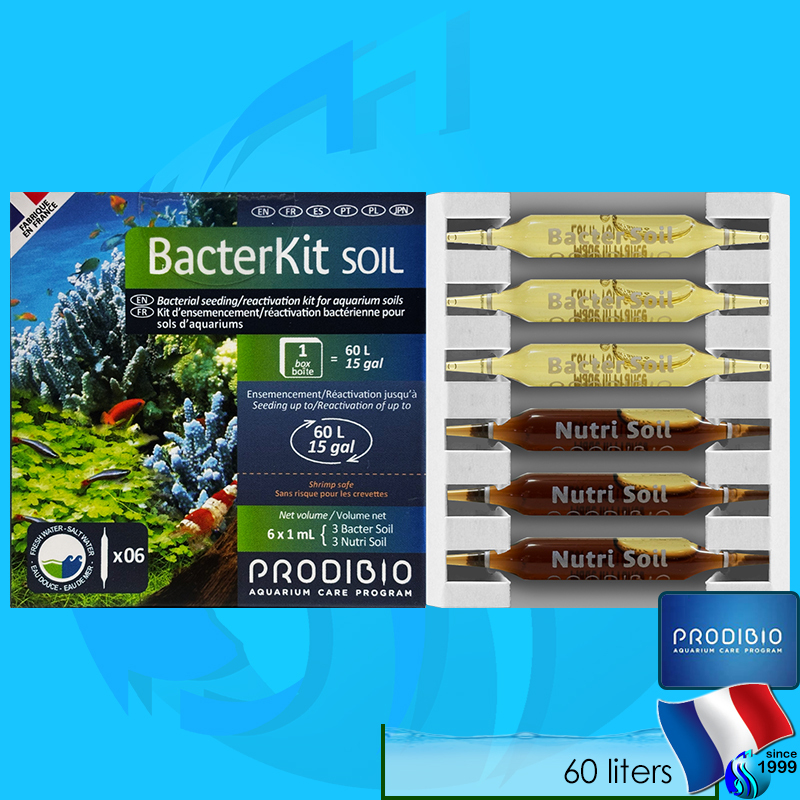 Prodibio BacterKit Soil แบคทีเรีย ใต้ทราย ดิน หิน coralline algae กำจัด cyano จุลินทรีย์ ทำน้ำใส หินสะอาด