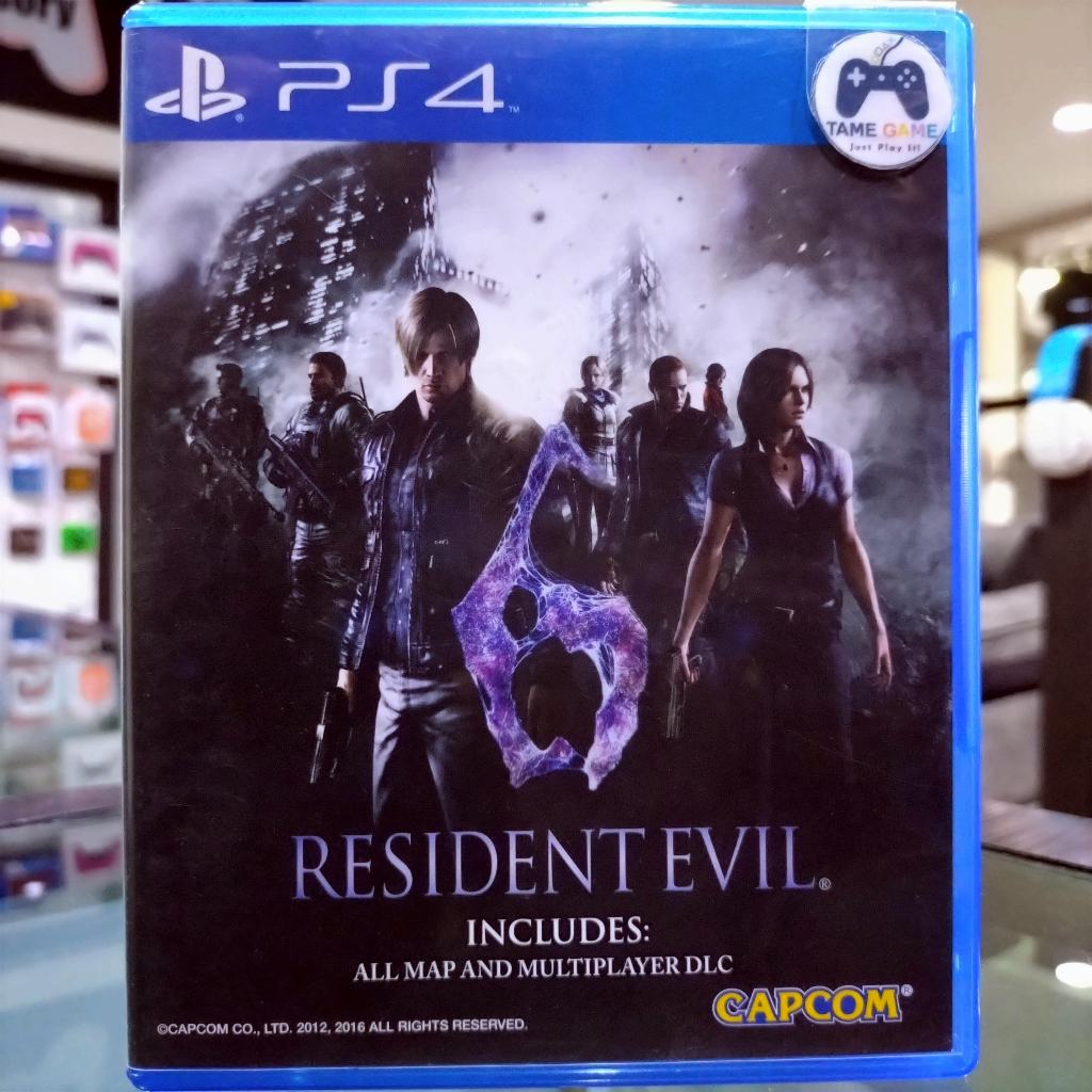 (ภาษาอังกฤษ) มือ2 PS4 Resident Evil 6 เกมPS4 แผ่นPS4 มือสอง (เล่นกับ PS5 ได้ Biohazard เล่น2คนได้ RE6)